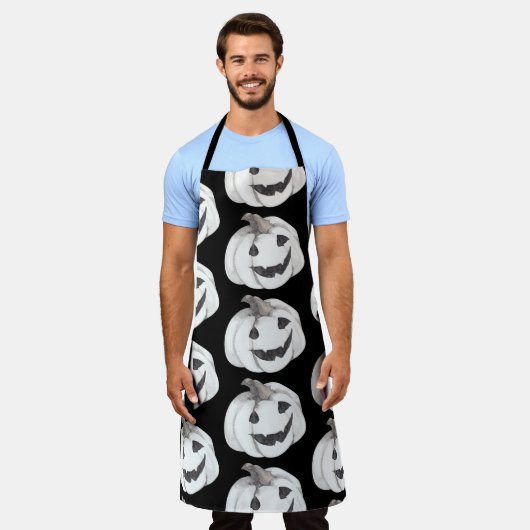 Spooky Pumpkin Pattern | Happy Halloween Schort (Gedragen)