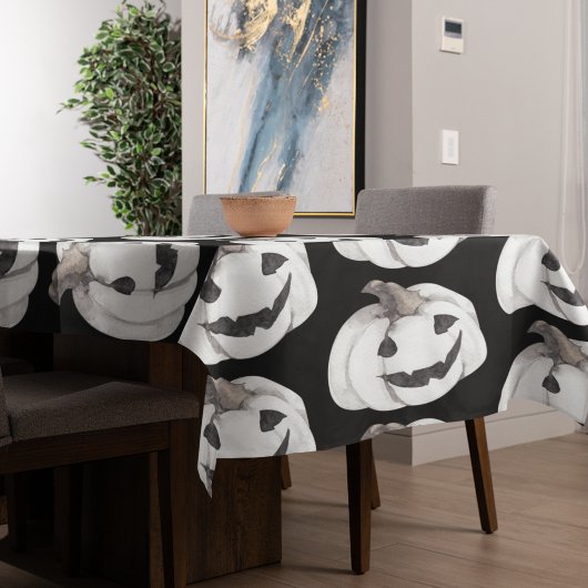 Spooky Pumpkin Pattern | Happy Halloween Tafelkleed