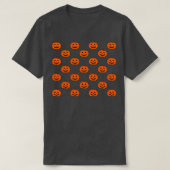 Spooky Pumpkin Pattern T-shirt (Design voorkant)