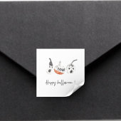 Spooky Pumpkins Party | Happy Halloween Vierkante Sticker