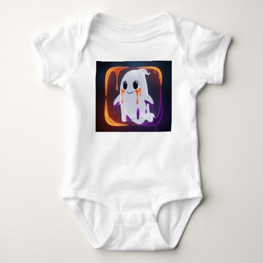 Spooky Punkin-baby Romper (Voorkant)