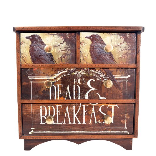 Spooky Raven Decoupage Tissuepapier