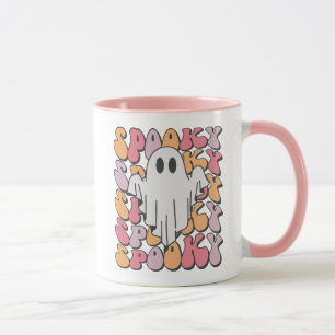 Spooky Retro Ghost Mok