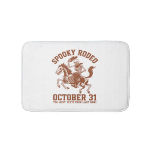 Spooky Rodeo Halloween 31 oktober Badmat