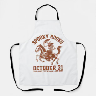 Spooky Rodeo Halloween 31 oktober Schort