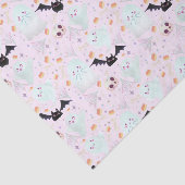 Spooky roze Halloween Tissuepapier (Detail)