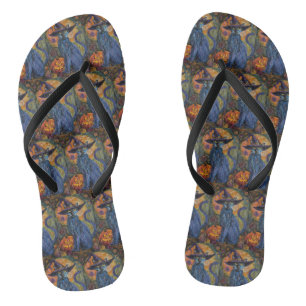 Spooky Russische Blauwe Kat Halloween Heksenpompoe Teenslippers