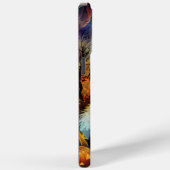 Spooky Samoyed hond Halloween heks en pompoen Case-Mate iPhone Case (Achterkant / Rechts)