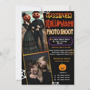 Spooky San Glow Halloween fotoshoot fotografie Kaart