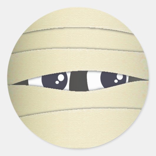 Spooky Schattige mama hoofd halloween Sticker (Voorkant)