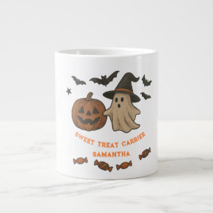Spooky Schattigee Halloween-Mok - Boos, Bats & Tre Extra Grote Beker