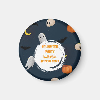 Spooky Schattigee Halloween Party Trick or treat Magneet