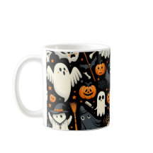 Spooky Schattigee Halloween Pattern Mok