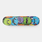 Spooky Schattigee Monster Crew Skateboard (Horizontaal)