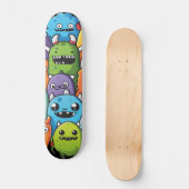 Spooky Schattigee Monster Crew Skateboard (Voorkant)