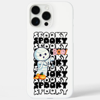 Spooky Schattigee Mummy iPhone Case - Halloween Bo