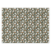 Spooky Schattigee spookkippen met pompoenen en vle Tafelkleed (Voorkant (Horizontaal))