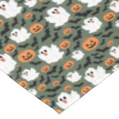 Spooky Schattigee spookkippen met pompoenen en vle Tafelkleed (Gekanteld)