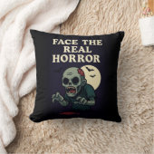Spooky Schattigee Zombie Halloween Kussen – Fun & (Deken)