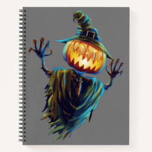 Spooky Scribbles: Halloween aangepaste spiraal Not Notitieboek