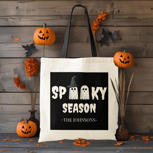 Spooky Season Canvas tas – Trick or treat Bag