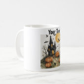 Spooky Season Coffee Cup. Koffiemok (Voorkant links)