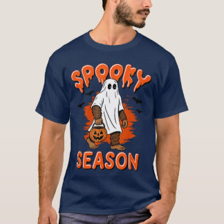 Spooky Season Funny Halloween Trick or Treat T-shirt