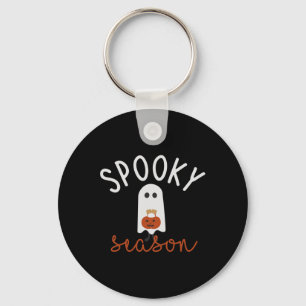 Spooky Season Ghost Fun Cute Halloween Costume Boo Sleutelhanger
