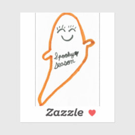 Spooky Season ghost sticker