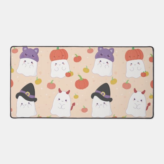 Spooky Season Ghosties Desk Mat (Recto)