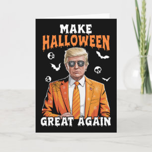 Spooky Season Grappig Maak Halloween Groot Again D Kaart