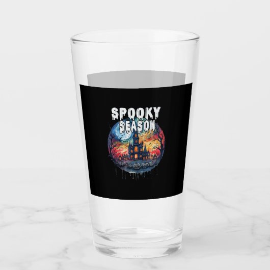 Spooky Season Halloween Glas (Voorkant)
