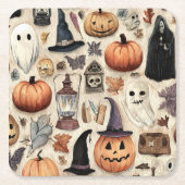 Spooky Season - Halloween Paper Onderzetter (Voorkant)