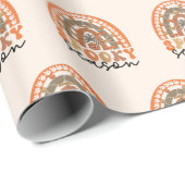 Spooky Season Halloween Rainbow Herfst Cadeaupapier (Rol Hoek)