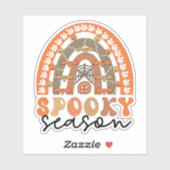 Spooky Season Halloween Rainbow Herfst Sticker (Vel)