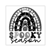 Spooky Season Rainbow Halloween Spooky Rubberstempel (Afrduk)