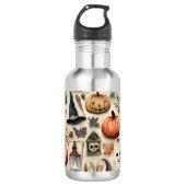Spooky Season Sips – Halloween Waterfles Waterfles (Voorkant)