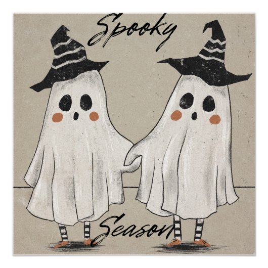 Spooky Season Squad Glossy Poster Perfect Poster (Voorkant)