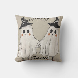 Spooky Season Squad Throw Pillow Kussen