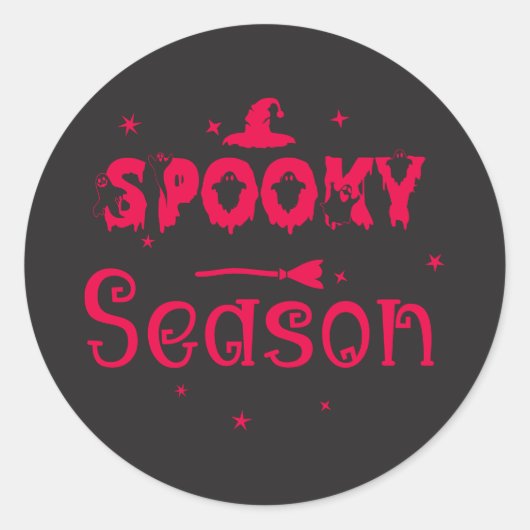 Spooky Season Witch Pet Sticker (Voorkant)