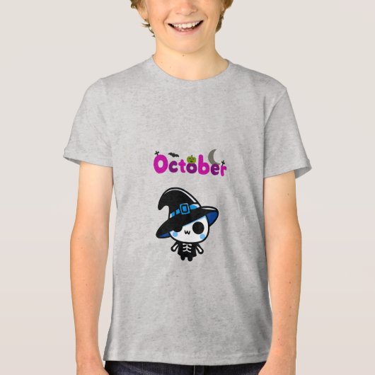 Spooky Season Witch, Tri-Blend Shirt (Voorkant)