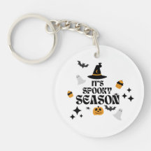 Spooky seizoen acryl Sleutelhanger