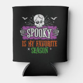 Spooky Seizoen Eng Skelet Vleermuizen Gelukkig Hal Blikjeskoeler (Voorkant)