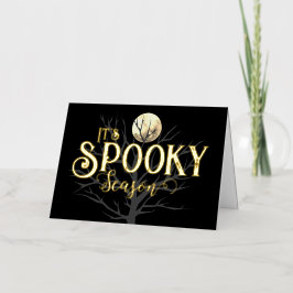 Spooky Seizoen folie Kaart