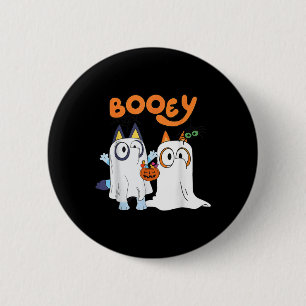 Spooky seizoen Funny Ghost Booey Halloween voor ma Ronde Button 5,7 Cm