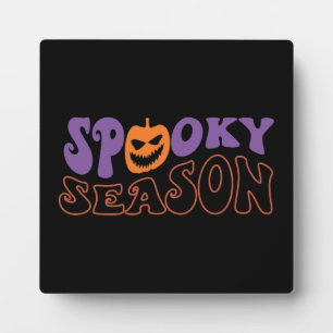 Spooky Seizoen - Grappige Halloween Fotoplaat