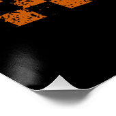 Spooky Seizoen Halloween Pompoen Perfect Poster (Hoek)