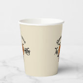 Spooky seizoen is hier grappig halloween papieren bekers (Links)