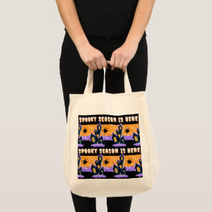 Spooky Seizoen is hier met halloween kleurenviruss Tote Bag