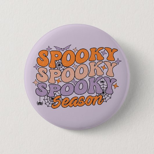 Spooky seizoen ronde button 5,7 cm (Voorkant)